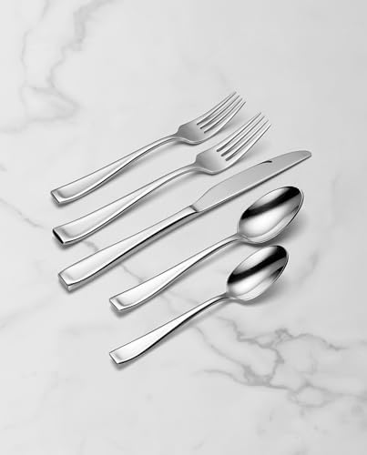 Oneida Moda 75-Piece 18/10 Silverware Set for 12, Flatware - Image 7