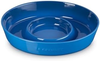 Le Creuset Stoneware Signature Oval Chip and Dip Platter, 13", Marseille by Unknown
