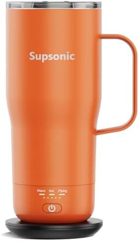 Supsonic Heated Coffee Mug, 20oz Electric Temperature Control Cup (S3) by Supsonic