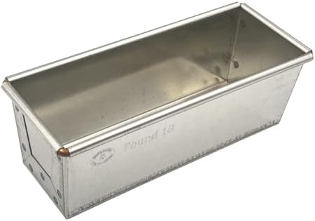 Matsunaga Manufacturing MS50 Tin Pound Mold with Silicone, 7.1 inches (18 cm), Silver by Unknown