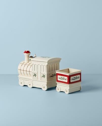 Lenox Holiday Train Porcelain 5-Piece Christmas Serving Set - Image 4
