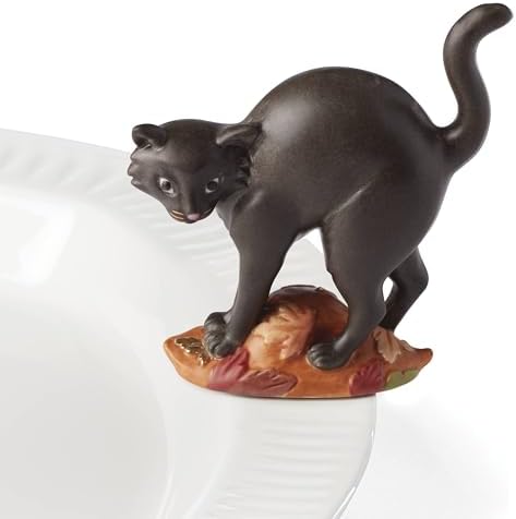 Lenox Profile Poppers Spooky Black Cat Halloween Figurine by Lenox