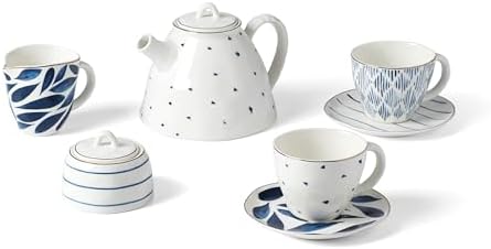 Lenox 893764 Blue Bay 9-Piece Tea Set by Lenox