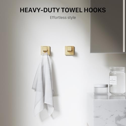 5-Piece 23.6 Inch Brushed Gold Bathroom Hardware Accessories Set - Image 6