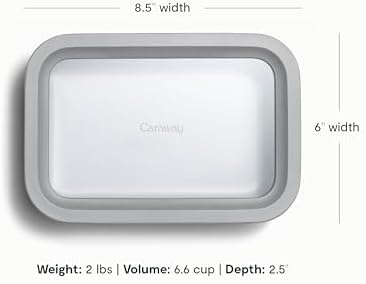Caraway Glass Food Storage Container with Lid - Image 3