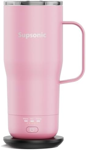 Supsonic Heated Coffee Mug, 20oz Electric Temperature Control Cup (S3) by Supsonic