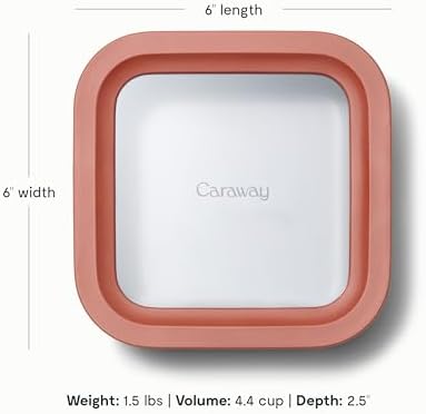 Caraway Glass Food Storage Container with Lid - Image 3