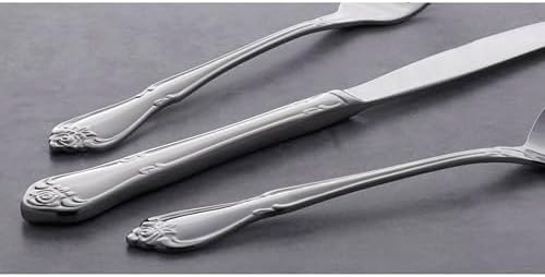 Oneida True Rose Teaspoons Silverware Set for 4, Flatware - Image 5