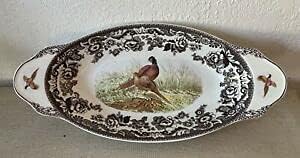 Spode Woodland Bread Tray Pheasant Design (15.25in x 7in) - Fine Porcelain - Image 4