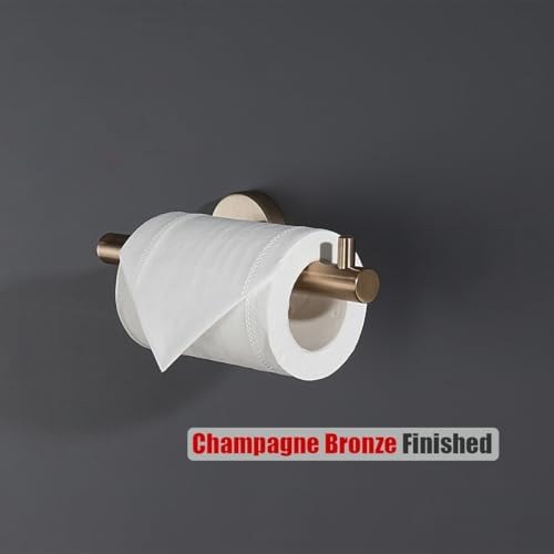 JQK Bathroom Hardware Set, 5-Piece Bath Accessories Set Champagne Bronze Wall Mount Includes 24 in Towel Bar, 9 in HT Bar, TP Holder, Towel Hook x 2, BAS105-CB - Image 6