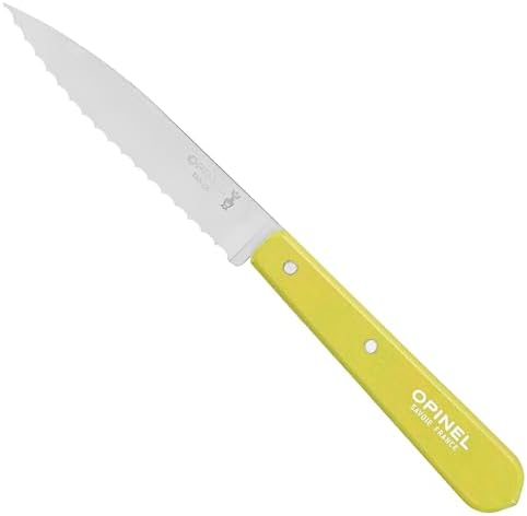 OPINEL Les Essentials 4 Piece Kitchen Prep Knife Set, Wood Handles (Pop 80) - Image 6