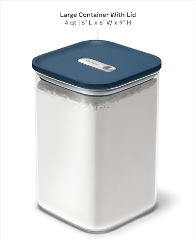 Caraway 4 qt Glass Airtight Food Storage Container with Lid - Image 3