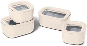 Caraway Mini Food Storage 9-Piece Set, Glass Storage Containers for Food by Unknown
