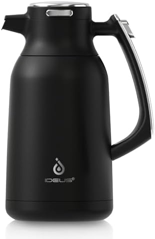 IDEUS Thermal Coffee Carafe 68oz, Beverage Dispenser Black by IDEUS