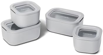 Caraway Mini Food Storage 9-Piece Set, Glass Storage Containers for Food by Unknown