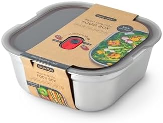 BLACK + BLUM Stainless Steel Lunch Box | Microwave Safe Container | 47 oz by BlackBlum