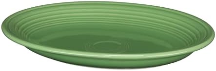 Fiesta® 11 5/8" Medium Oval Serving Platter – Durable Ceramic, Lead-Safe, Dishwasher/Microwave/Oven Safe – Made in USA - Meadow by TheFiestaTablewareCompany
