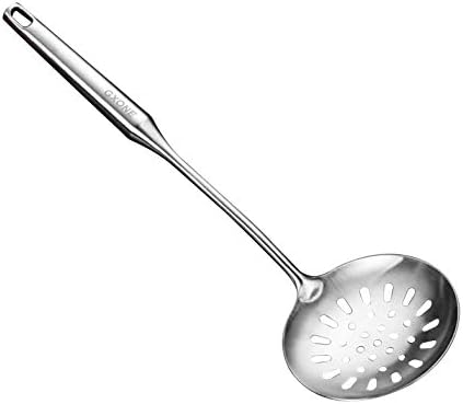Slotted Spoon,Strainer Skimmer Ladle for Cooking and Frying,15.8Inch by GXONEHomeKitchen