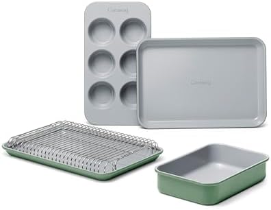 Caraway 6-Piece Ceramic-Coated Mini Bakeware Set by Unknown