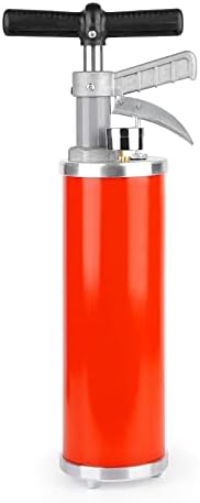 Portable High Pressure Kinetic Toilet Plunger for Shower Kitchen Clogs Red by Olpchee
