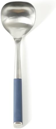 Calphalon Edge 11-Piece Silicone and Stainless Steel Kitchen Tool Set, Kitchen Utensil Set, Heat Resistant Nonstick Safe Kitchen Gadgets with Non-Slip Handle, Durable Kitchen Gadgets (Navy Blue) - Image 4