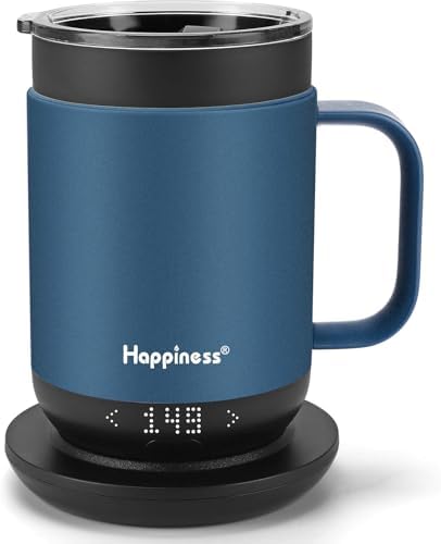 Happiness Self-Heating Coffee Mug,16oz Temperature Control Smart Cup by Unknown