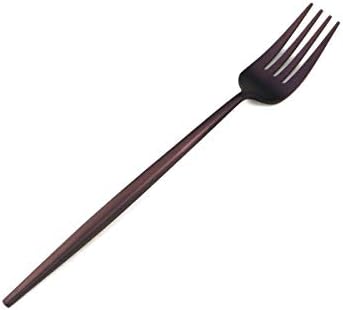 20-Piece 18/10 Stainless Steel Flatware Silverware, Luxury Dinnerware Set Travel Cutlery Tableware Include Knife Fork Spoon Service for 4,Healthy & Eco-Friendly Dishwasher Safe (Purple Matte) - Image 6