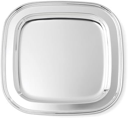 Reed & Barton Derby Silverplate Square Serving Tray, 11-Inch by ReedBarton