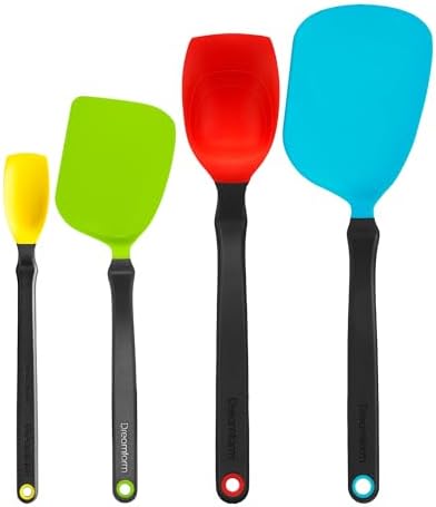 Dreamfarm Set of Essentials Silicone & Nylon Kitchen Utensils 4pc Set by Dreamfarm