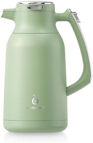 IDEUS Thermal Coffee Carafe 68oz, Beverage Dispenser Avocado by IDEUS