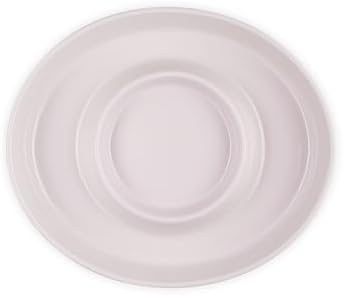 Le Creuset Stoneware Signature Oval Chip and Dip Platter, 13", Shallot - Image 4