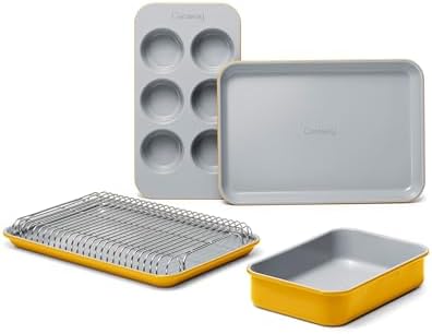 Caraway 6-Piece Ceramic-Coated Mini Bakeware Set by Unknown