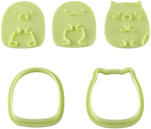 Kai Corporation DN0500 Sumikko Gurashi Cookie Cutter Set, Penguin, Cat, Made in Japan by Kai