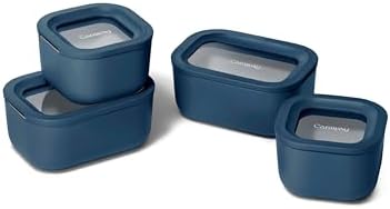 Caraway Mini Food Storage 9-Piece Set, Glass Storage Containers for Food by Unknown