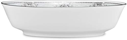 Noritake Sweet Leilani Oval Vegetable Bowl, White, 32 oz by Noritake