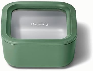 Caraway Glass Food Storage Container with Lid by Unknown