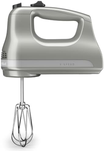 KitchenAid 5 Ultra Power Speed Hand Mixer, KHM512, Contour Silver - Image 2