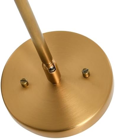 Cameron - 2-Tone Metal and Frosted Glass Ceiling Light, Matte Black and Natural Brass - Image 6