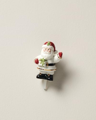 Lenox 894245 Profile Santa Popper, White, Christmas & Holiday Hosting - Image 3