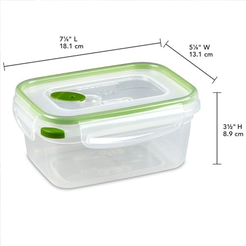 Sterilite Ultra-Seal Rectangle, Airtight Food Storage, 4.5 Cup, 12-Pack - Image 2