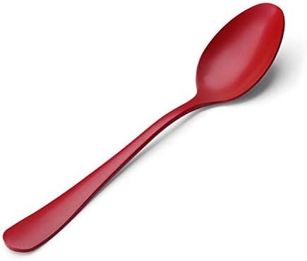 Red Silverware Set, Bysta 40-Piece Stainless Steel Flatware Set, Kitchen Utensil Set Service for 8, Tableware Cutlery Set for Home and Restaurant, Knives mirror polish, Dishwasher Safe - Image 4