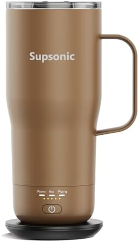 Supsonic Heated Coffee Mug, 20oz Electric Temperature Control Cup (S3) by Supsonic