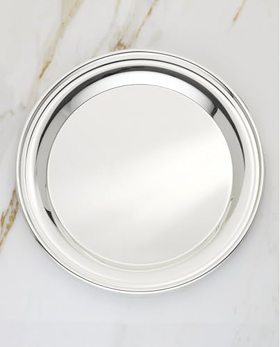 Reed & Barton Derby Silverplate Round Serving Tray, 12-Inch - Image 3