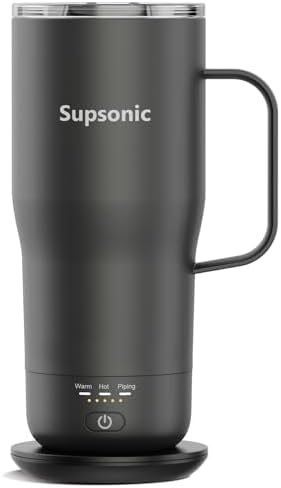 Supsonic Heated Coffee Mug, 20oz Electric Temperature Control Cup (S3) by Supsonic