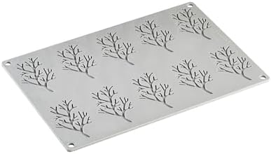 PAVONI ITALIA GG031 Grand Wood, Platinum Silicone Mold, Confectionery Supplies, Chocolate Mold, Candy Mold, Decorative, Oven, Microwave, Dishwasher Safe, Freezer Safe by Unknown