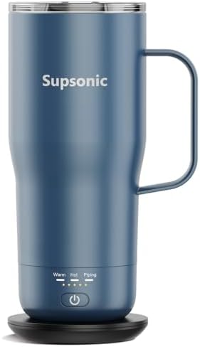 Supsonic Heated Coffee Mug, 20oz Electric Temperature Control Cup (S3) by Supsonic