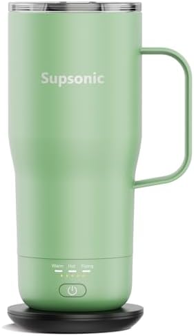 Supsonic Heated Coffee Mug, 20oz Electric Temperature Control Cup (S3) by Supsonic