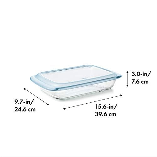 OXO Good Grips Glass Baking Dish with Lid - 3 Qt Capacity, 9x13 - Image 2