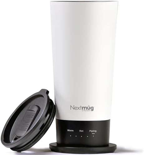 Nextmug Go - Temperature-Controlled, Self-Heating Travel Mug by NextmugbyNextboom