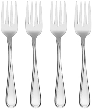 Oneida Flatware Flight Salad Forks 18/0 Silverware Set for 4, (4-Piece) by Oneida